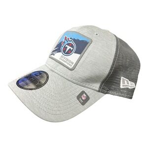 New Era 9Forty Tennessee Titans NFL Division Champions Snapback Hat Gray
